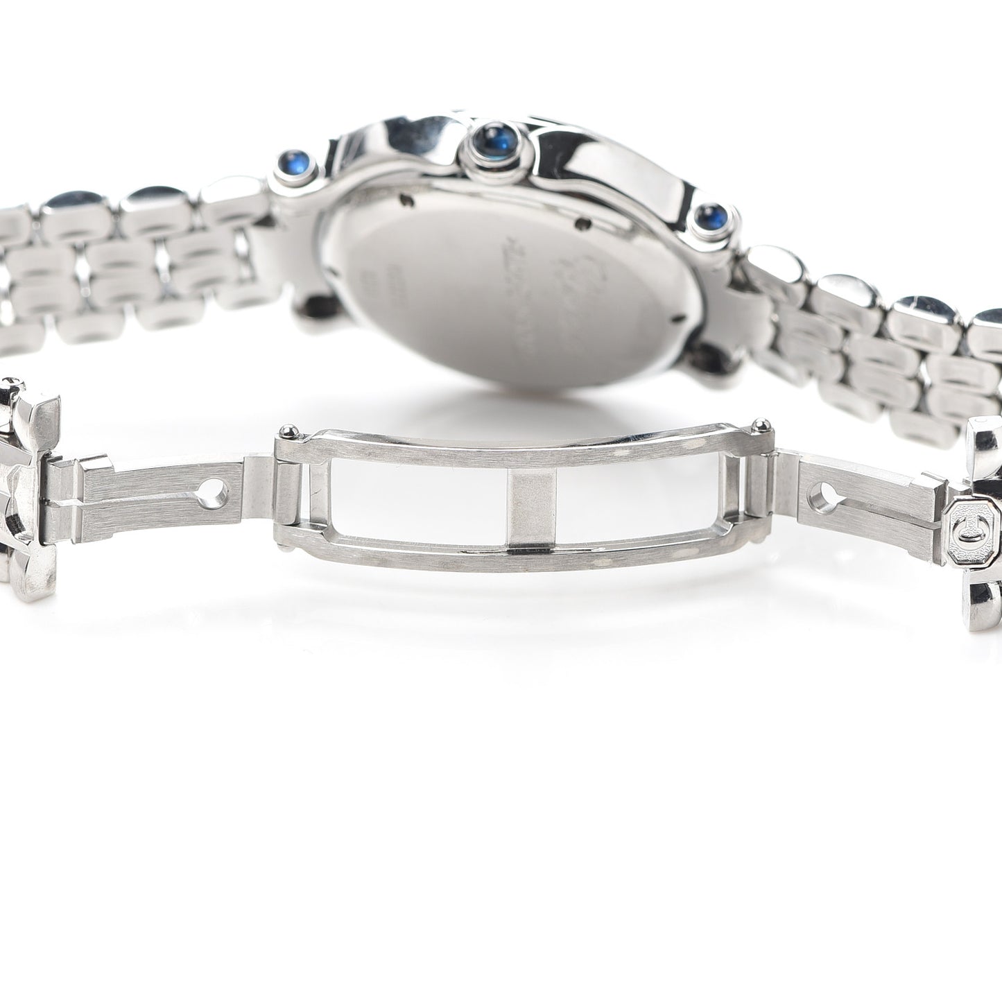 Stainless Steel 7 Diamond 32mm Happy Sport Quartz Watch