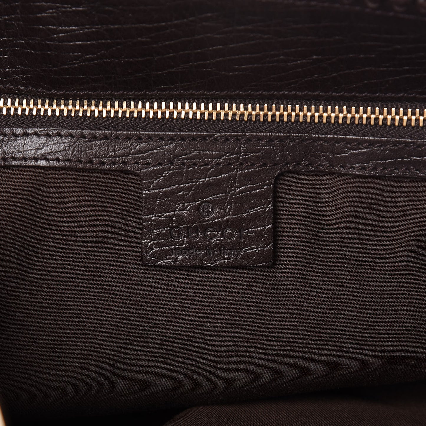 Monogram Large Horsebit Chain Hobo Dark Brown