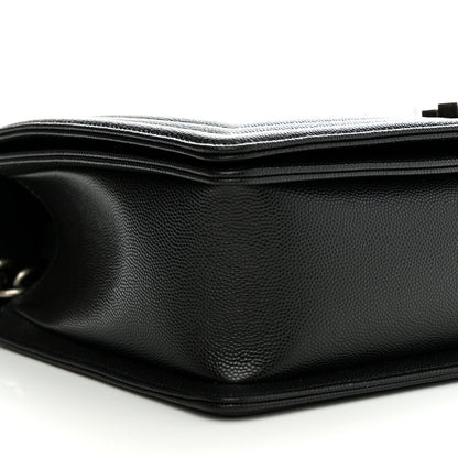 Chanel Caviar Quilted New Medium Boy Flap Black 9 of 11