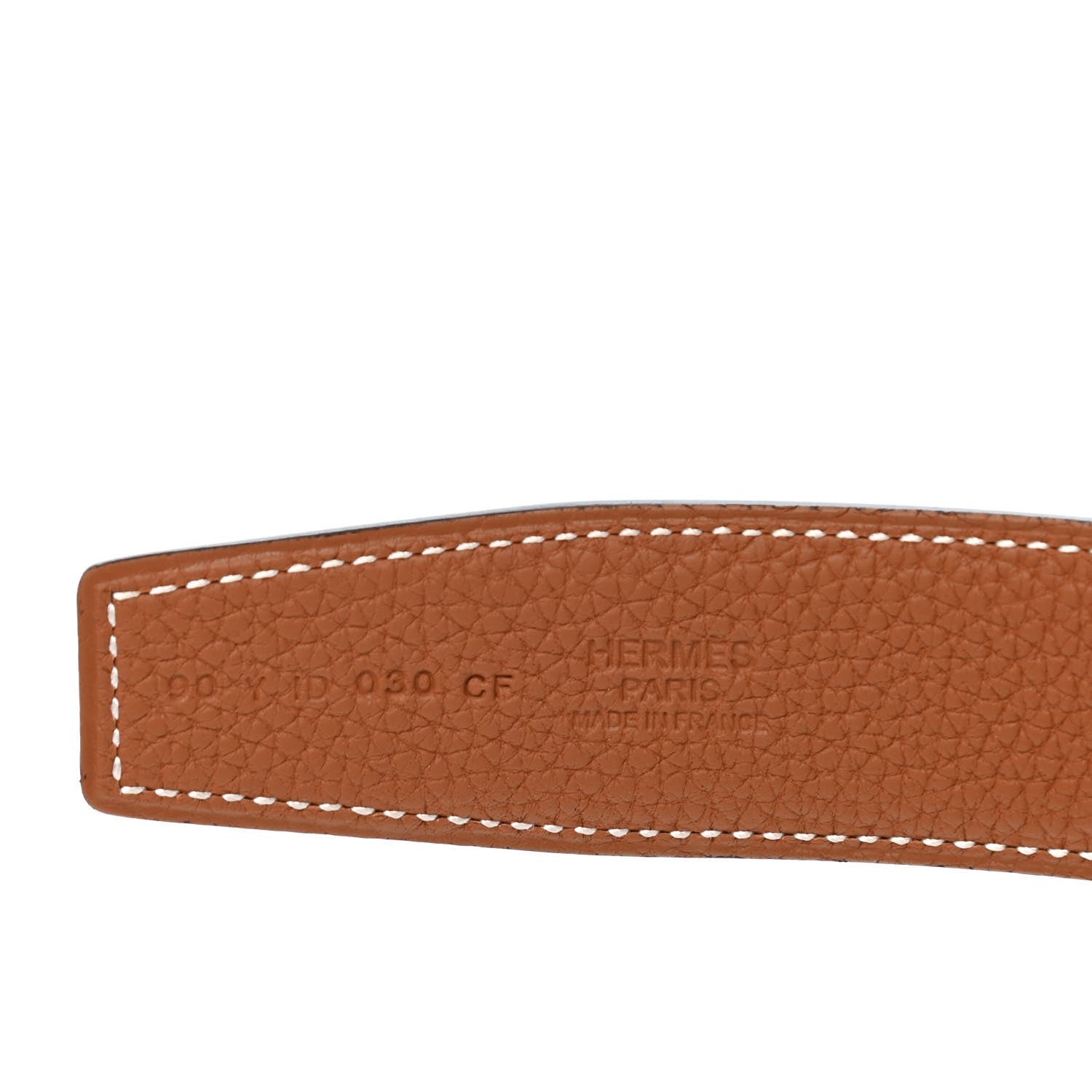 Hermes 135 Togo 32mm H Belt 90 Black Gold 3 of 3
