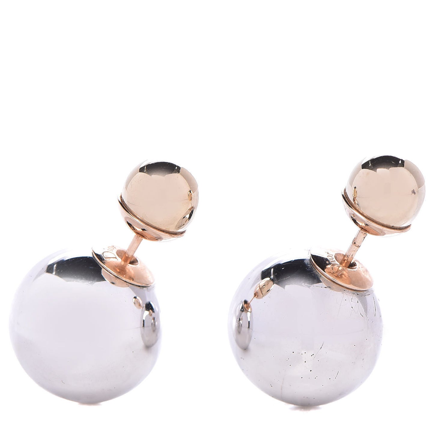 Mise En Dior Tribal Earrings Gold Silver