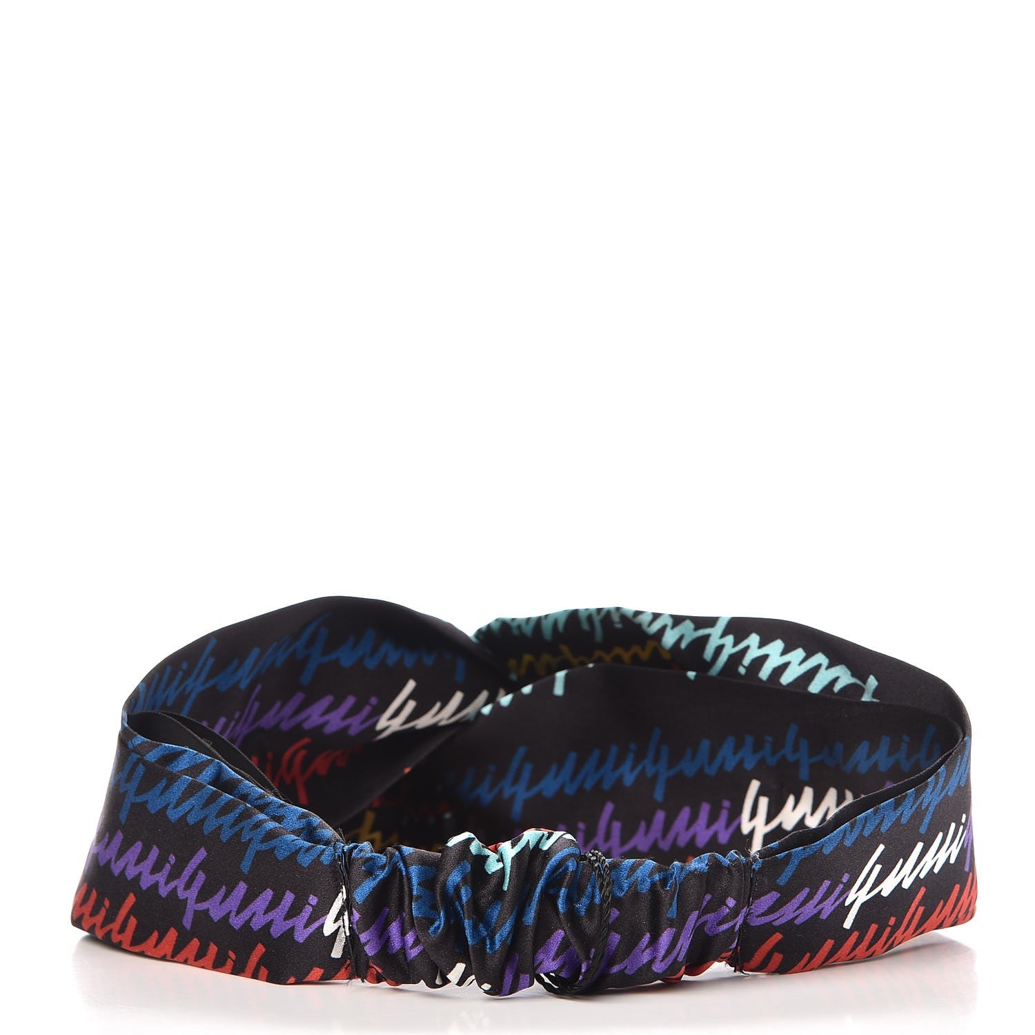 Gucci Silk Duchess Headband Black Multi 4 of 6