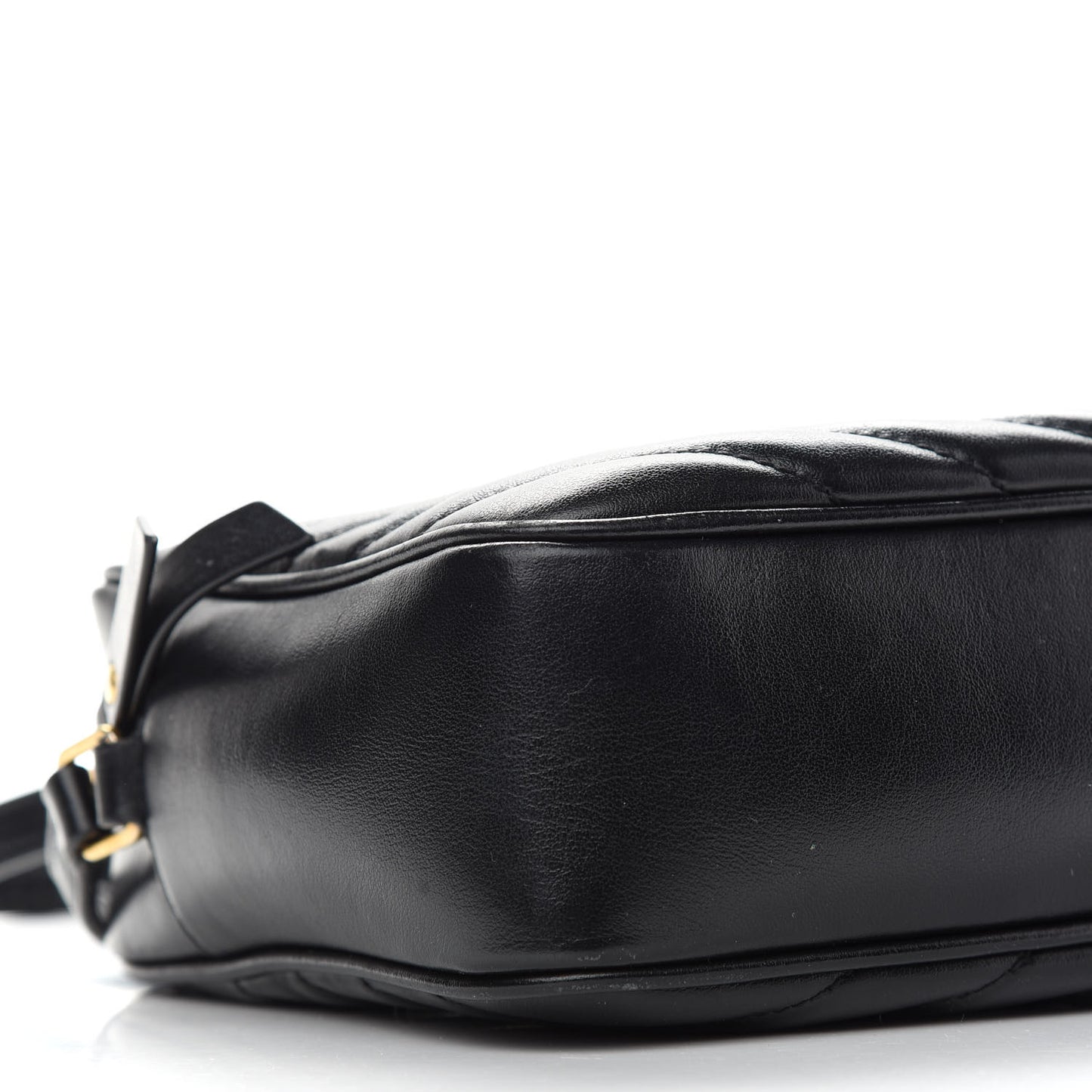 Calfskin Matelasse Monogram Lou Camera Bag Black