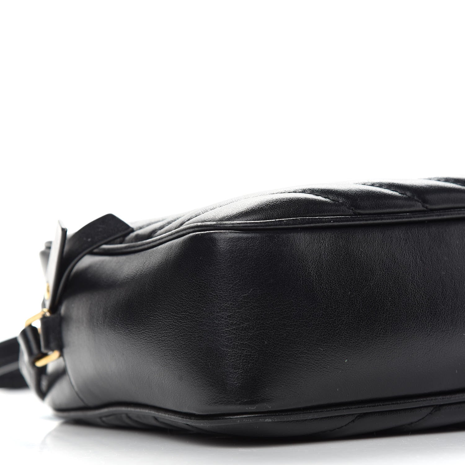 Saint Laurent Calfskin Matelasse Monogram Lou Camera Bag Black 8 of 11