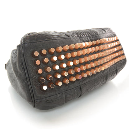 Alexander Wang Leather Rocco w Rose Gold Hardware Black 4 of 6