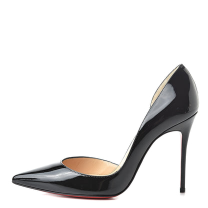 Christian Louboutin Patent Iriza 100 Pumps 36 Black 1 of 8