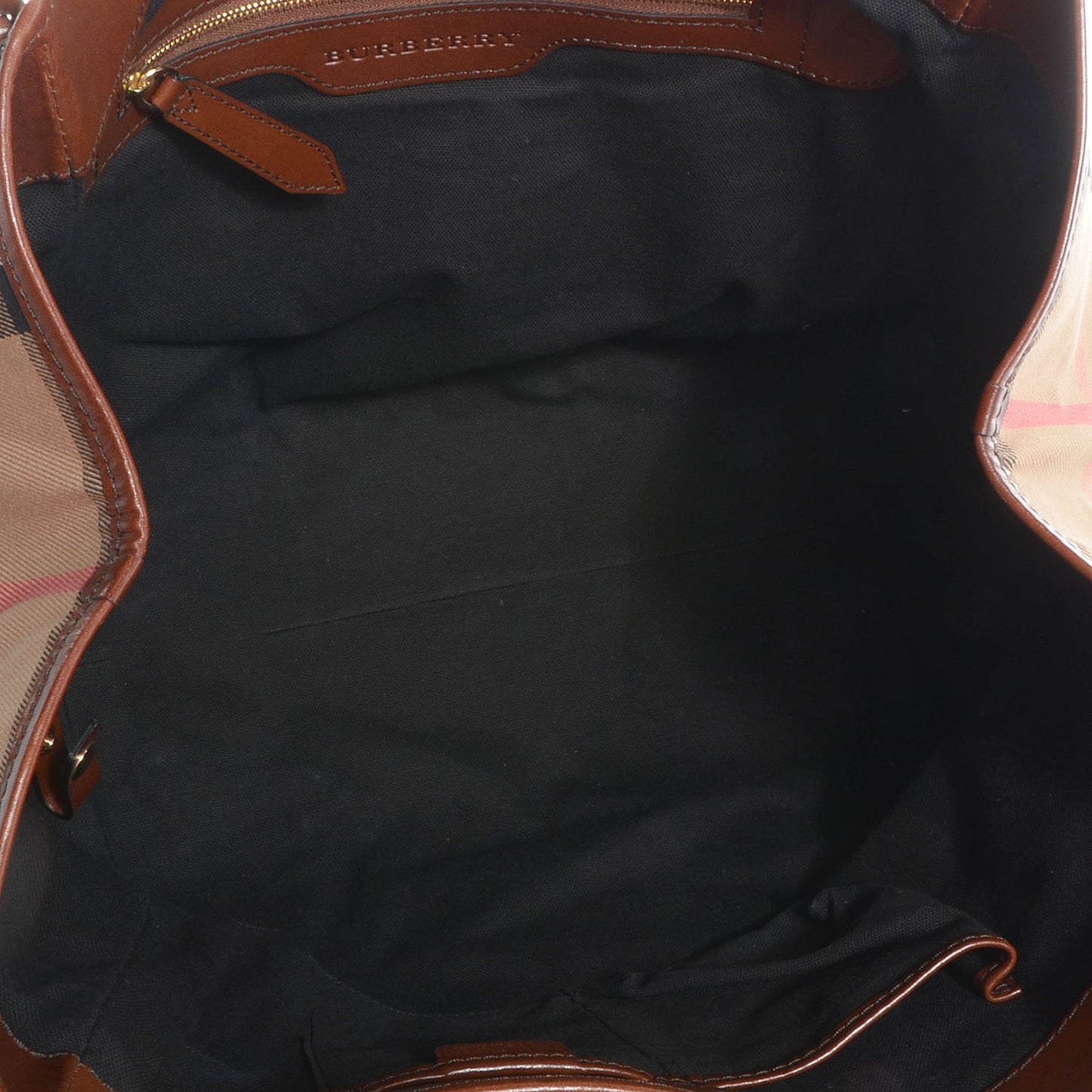 House Check Medium Canterbury Tote Dark Tan
