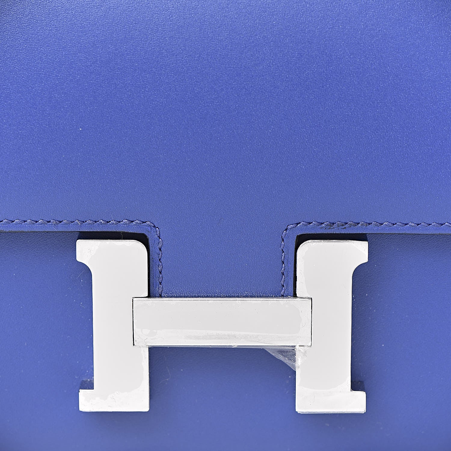Hermes Tadelakt Constance 18 Bleu Electrique 22 of 23