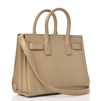 Saint Laurent Calfskin Nano Sac De Jour Beige 3 of 15