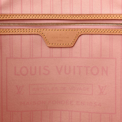 Louis Vuitton Damier Azur Neo Neverfull MM Rose Ballerine 6 of 15