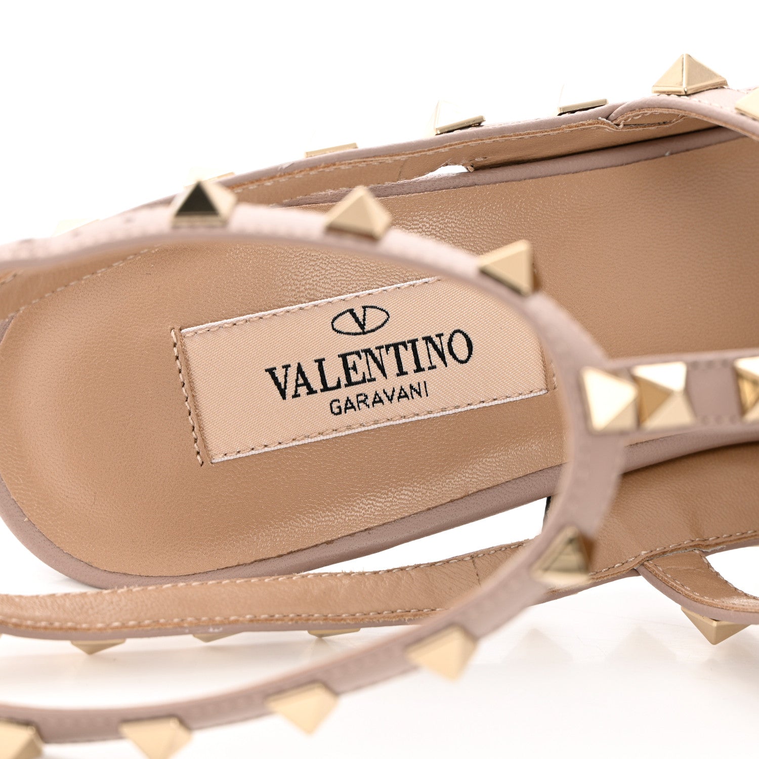 Valentino Garavani Patent Nappa Rockstud Ankle Strap 100mm Pumps 39 Black Poudre 7 of 9