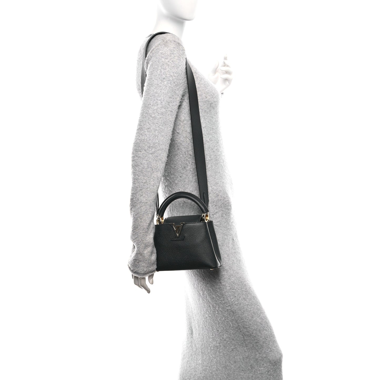 Taurillon Mini Capucines Black