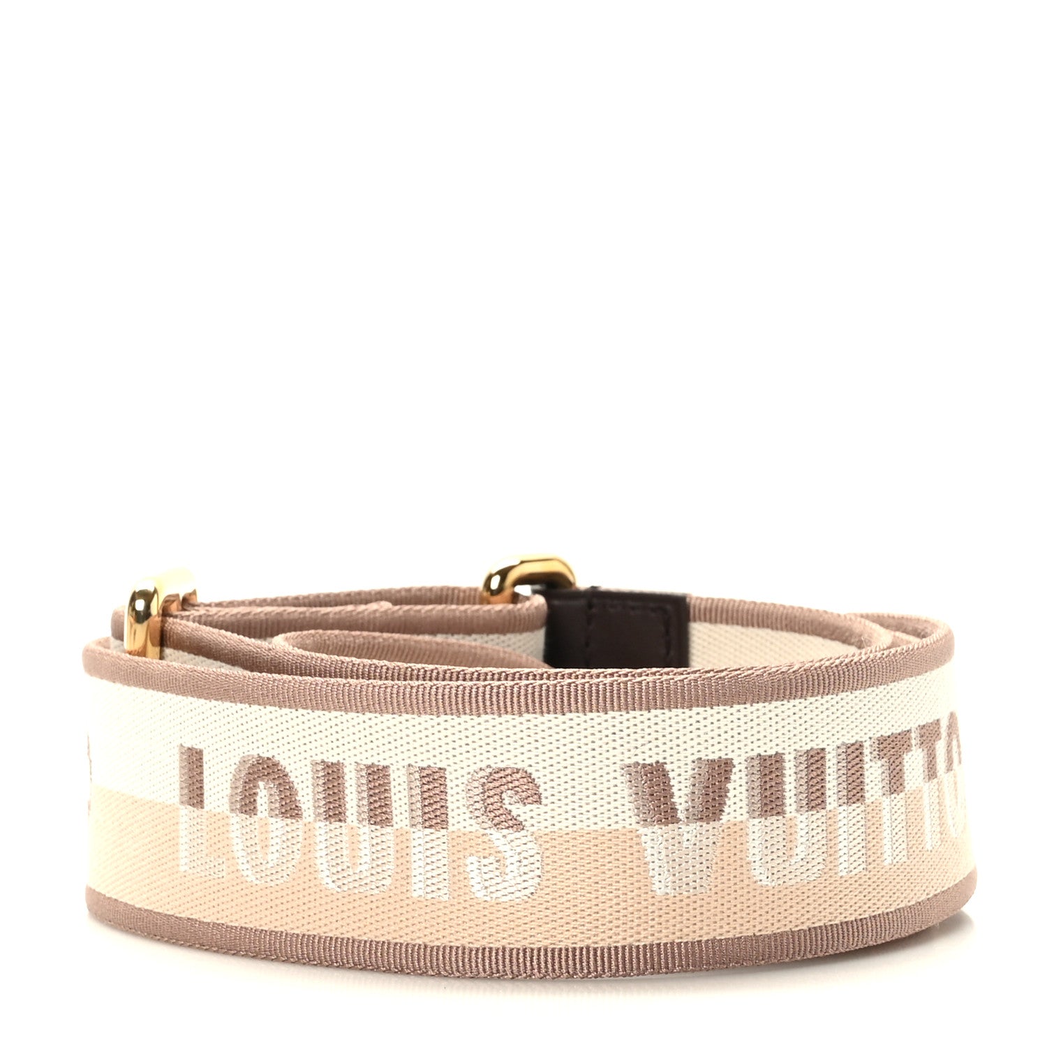 Louis Vuitton Jacquard Speedy Bandouliere 20 Shoulder Strap Beige Brown 2 of 3