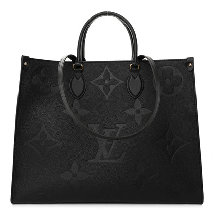 Louis Vuitton Empreinte Monogram Giant Onthego GM Black 1 of 9