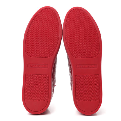 Balenciaga Agneau Arena Opaque Mens Low Top Sneakers 45 Rouge Grenade 5 of 9