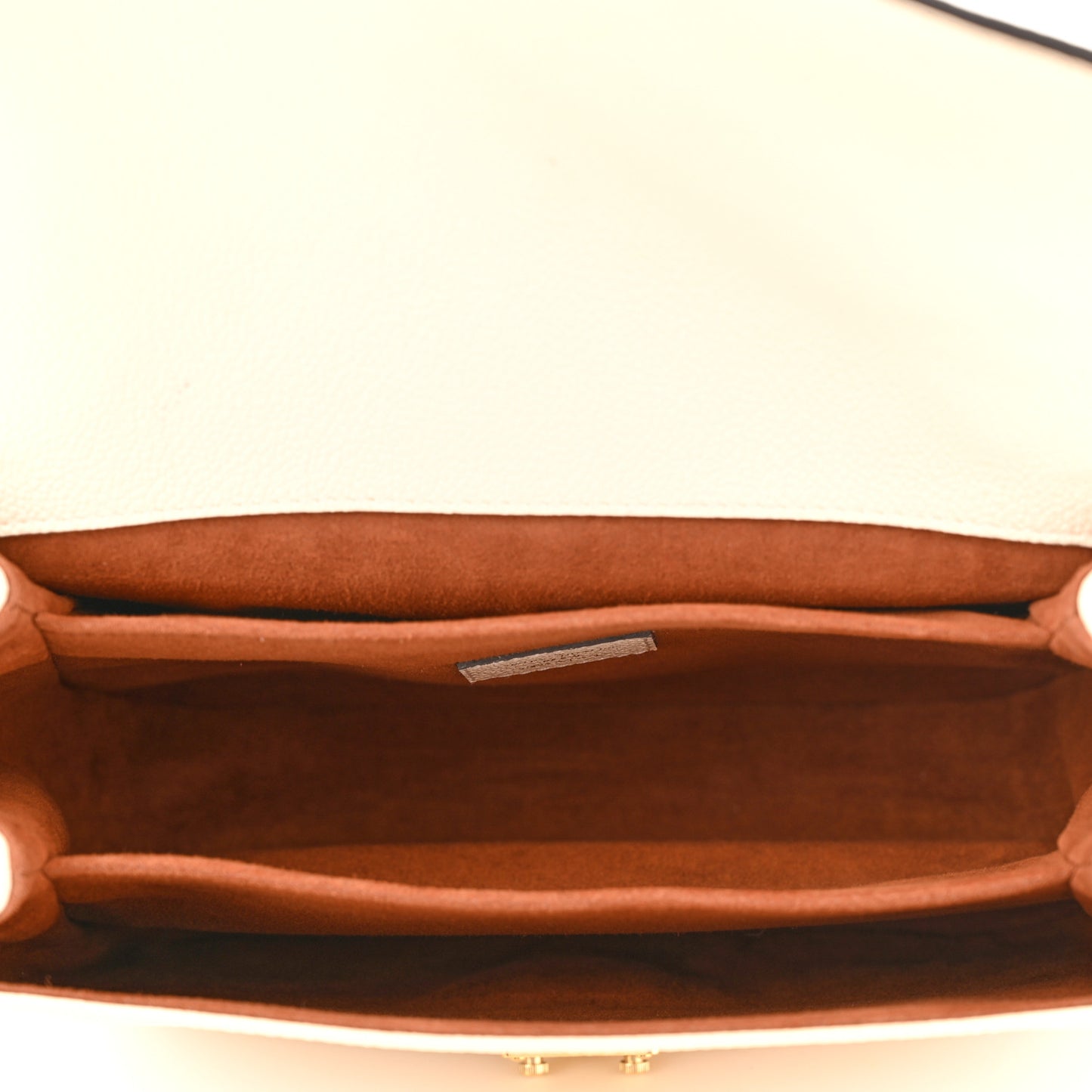 Empreinte Braided Pochette Metis Creme Beige Caramel