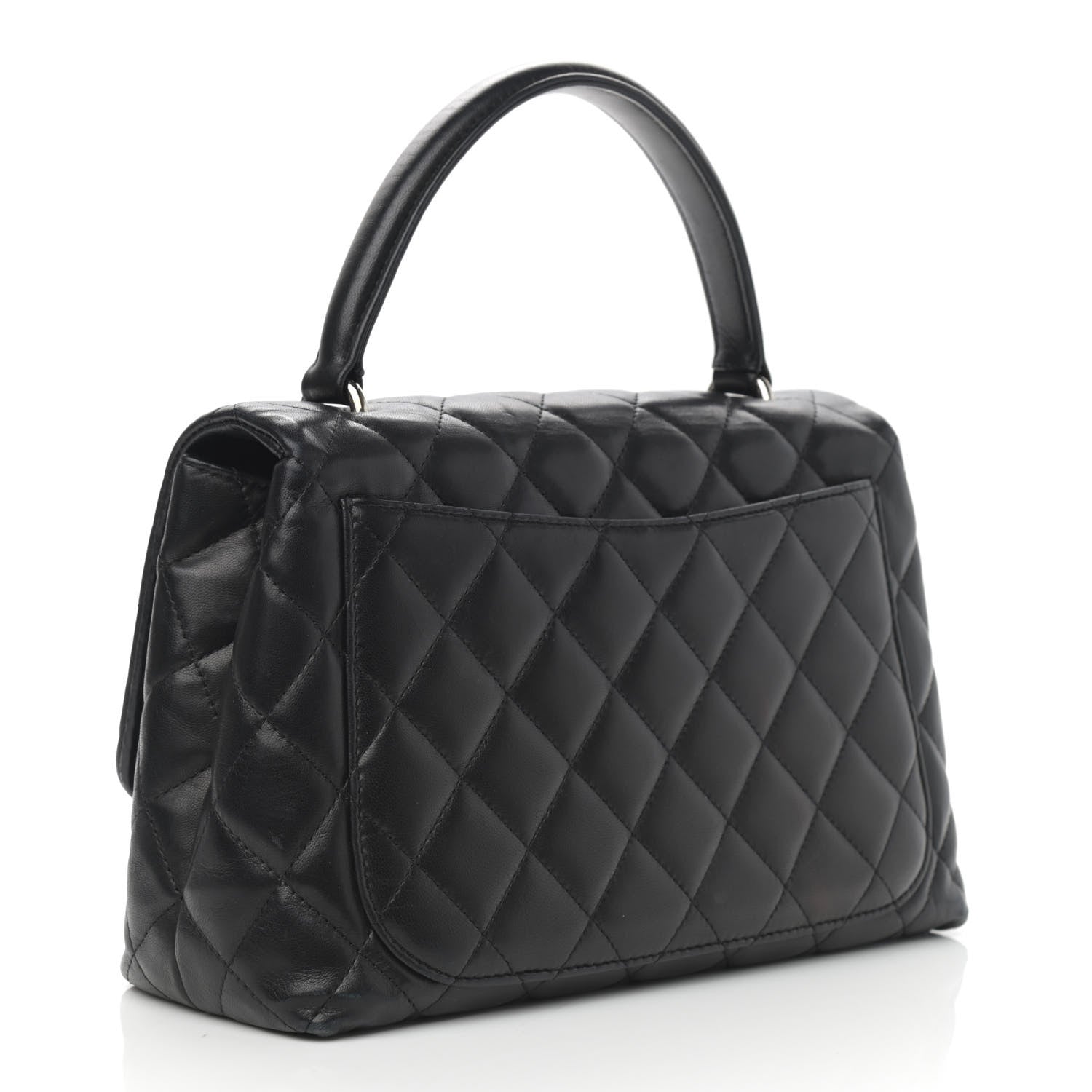Chanel Lambskin Quilted Medium Kelly Flap Black 3 of 11