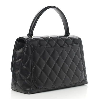 Chanel Lambskin Quilted Medium Kelly Flap Black 3 of 11