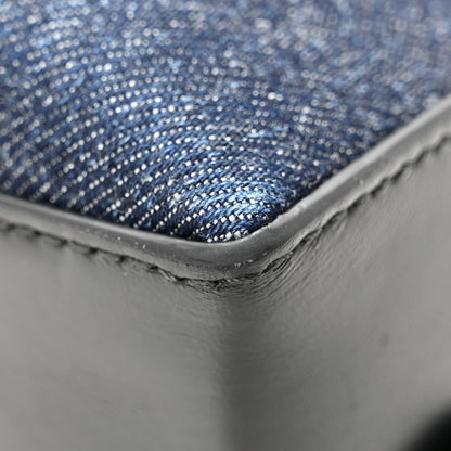 Alaia Denim Calfskin Medium Le Teckel Bag Bleu Denim 13 of 13