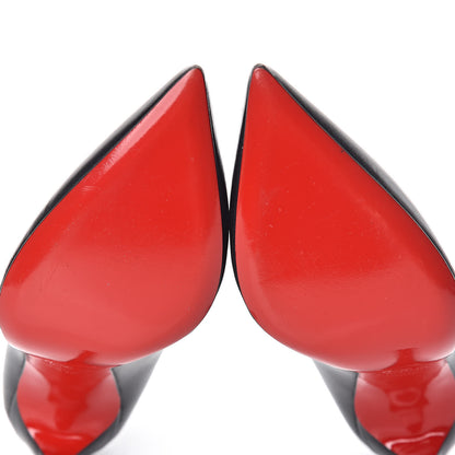Christian Louboutin Shiny Nappa Victorina 100 Pumps 40.5 Black 6 of 11