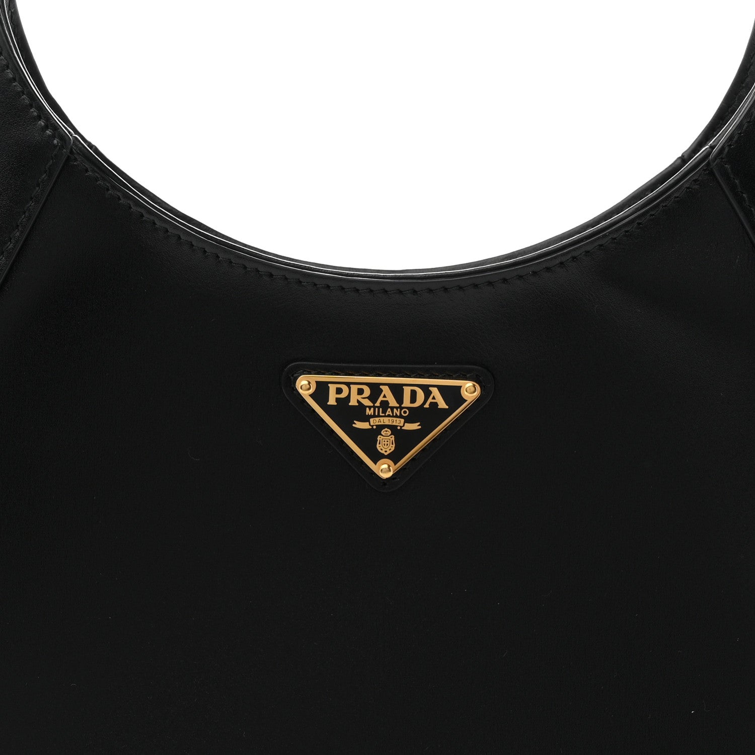 Prada Box Calfskin Shoulder Bag Black 8 of 11