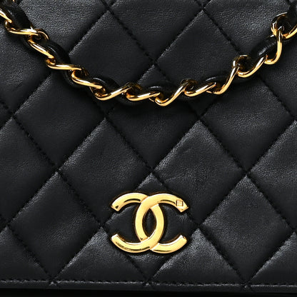 Chanel Lambskin Quilted Small Single Flap Black 7 of 10