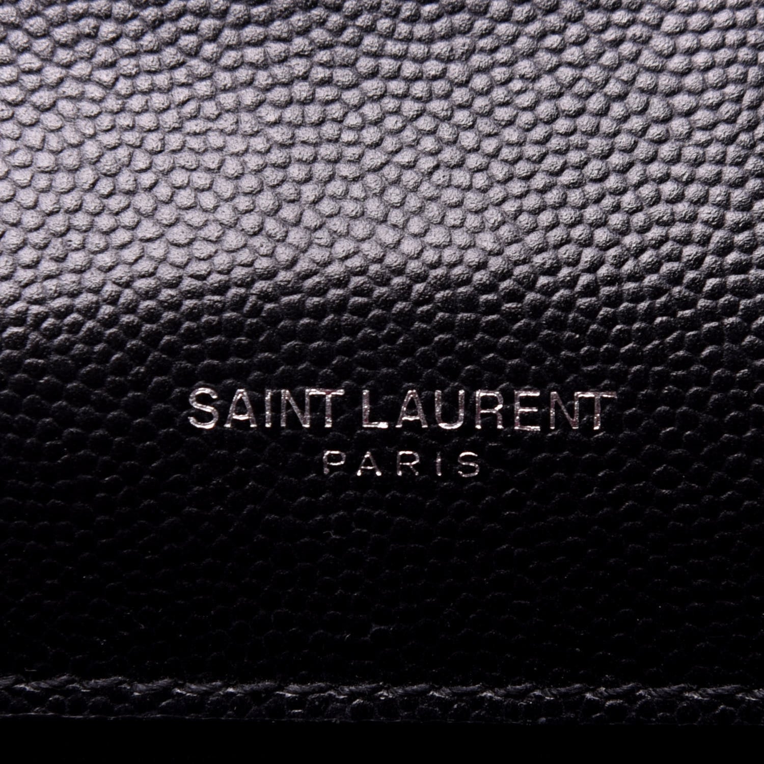 Saint Laurent Grain De Poudre Medium Classic Monogram Kate Satchel Black 8 of 10