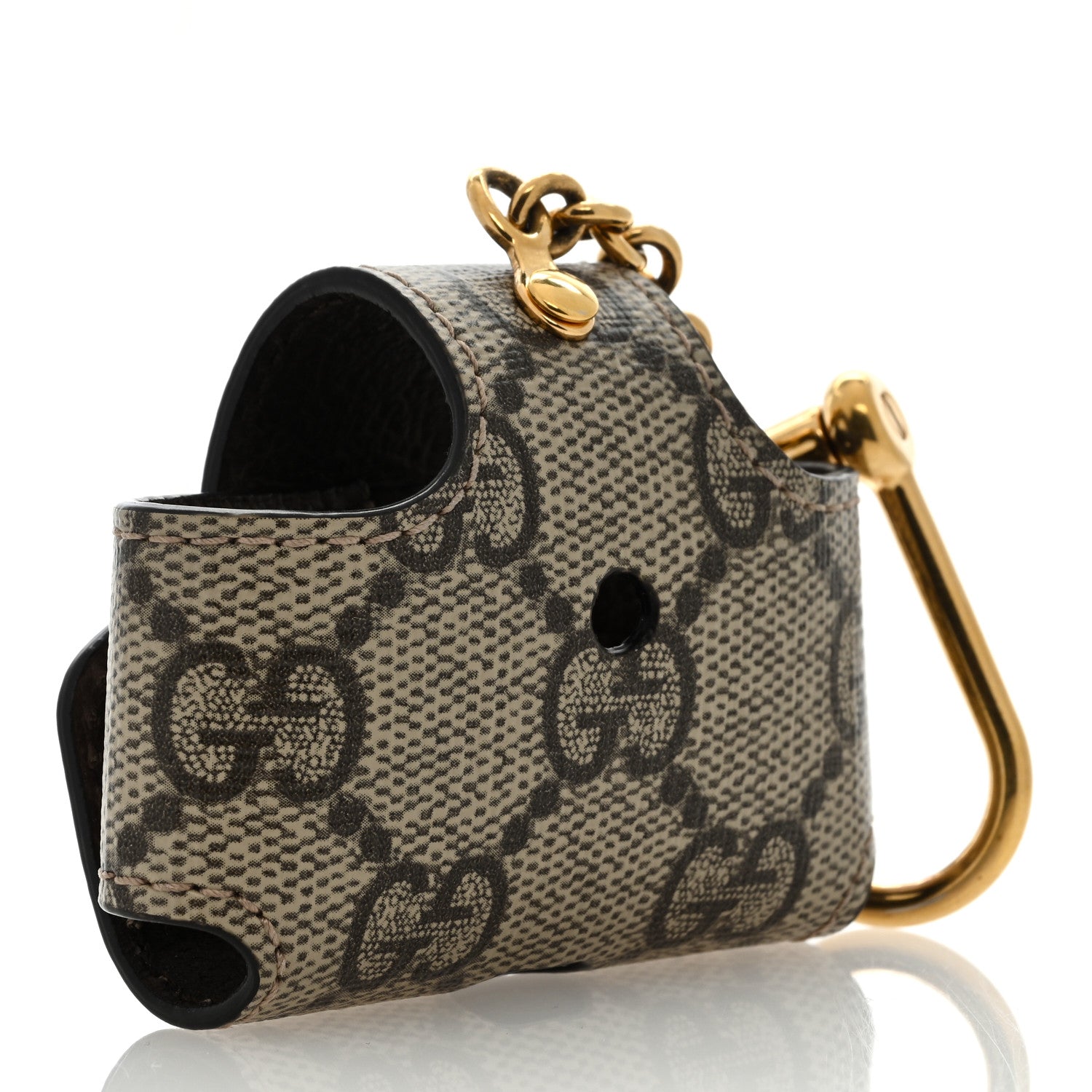 Gucci GG Supreme Monogram Ophidia AirPods Pro Case 2 of 5