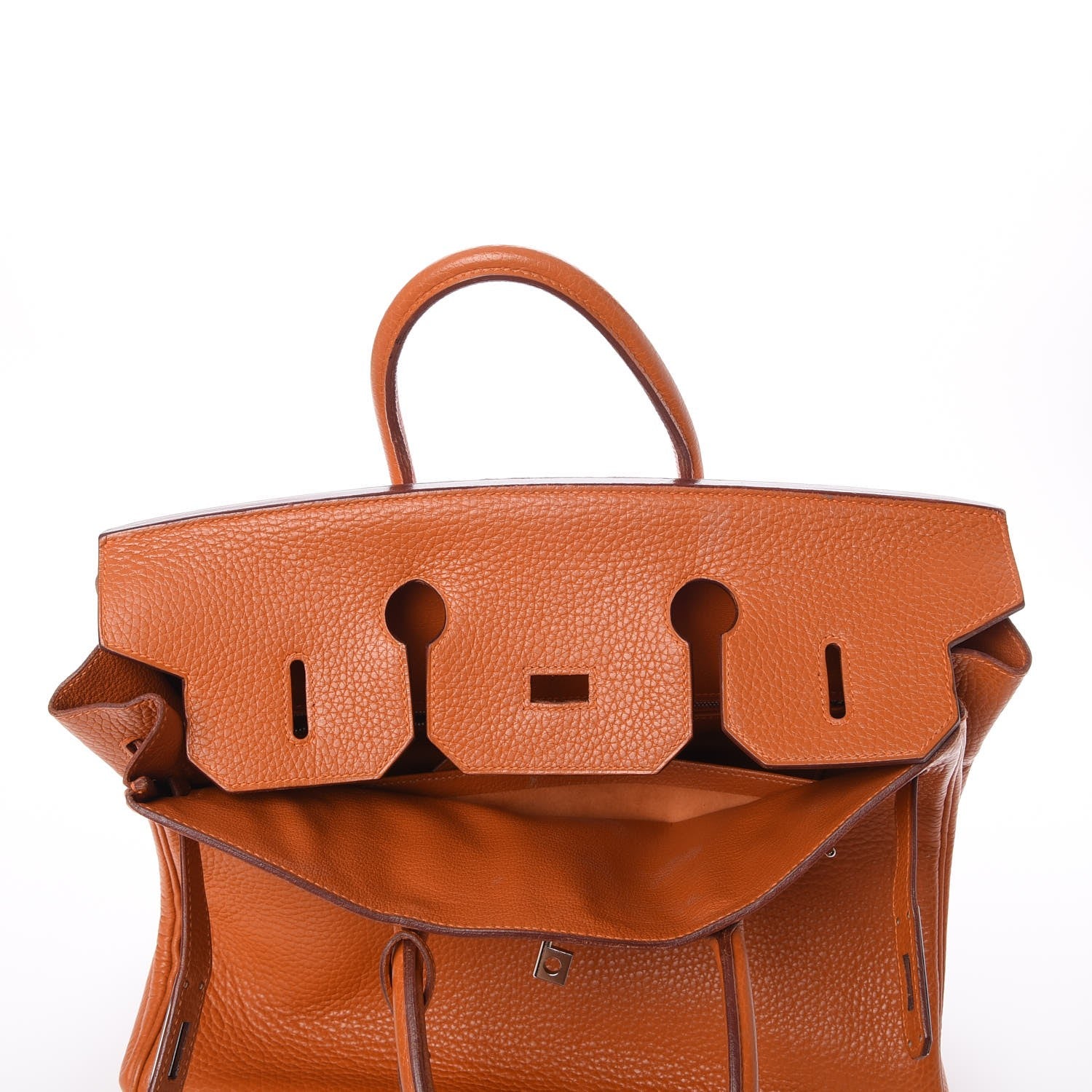 Hermes Taurillon Clemence HAC Birkin 32 Potiron 7 of 33