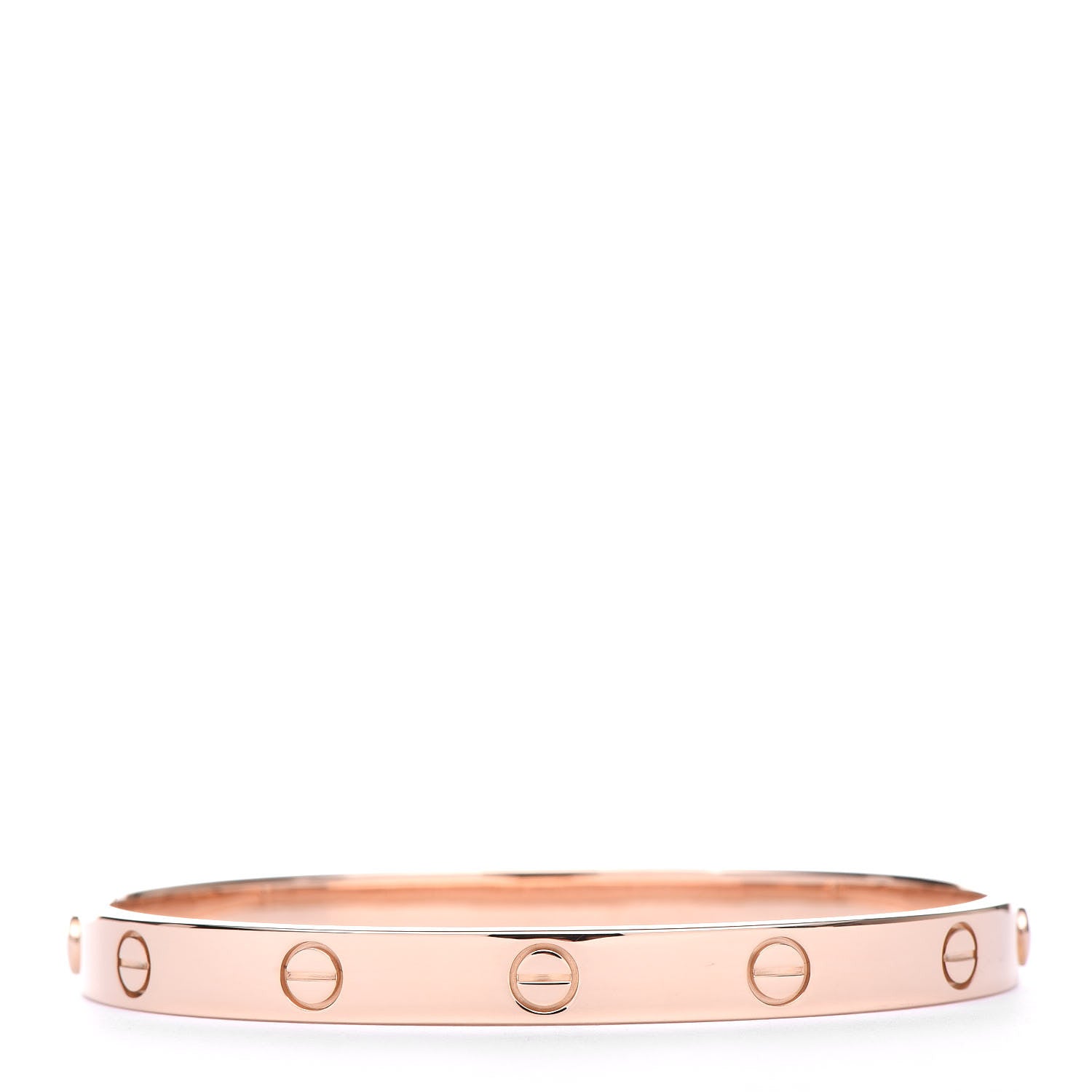 Cartier 18K Pink Gold LOVE Bracelet 18 3 of 6