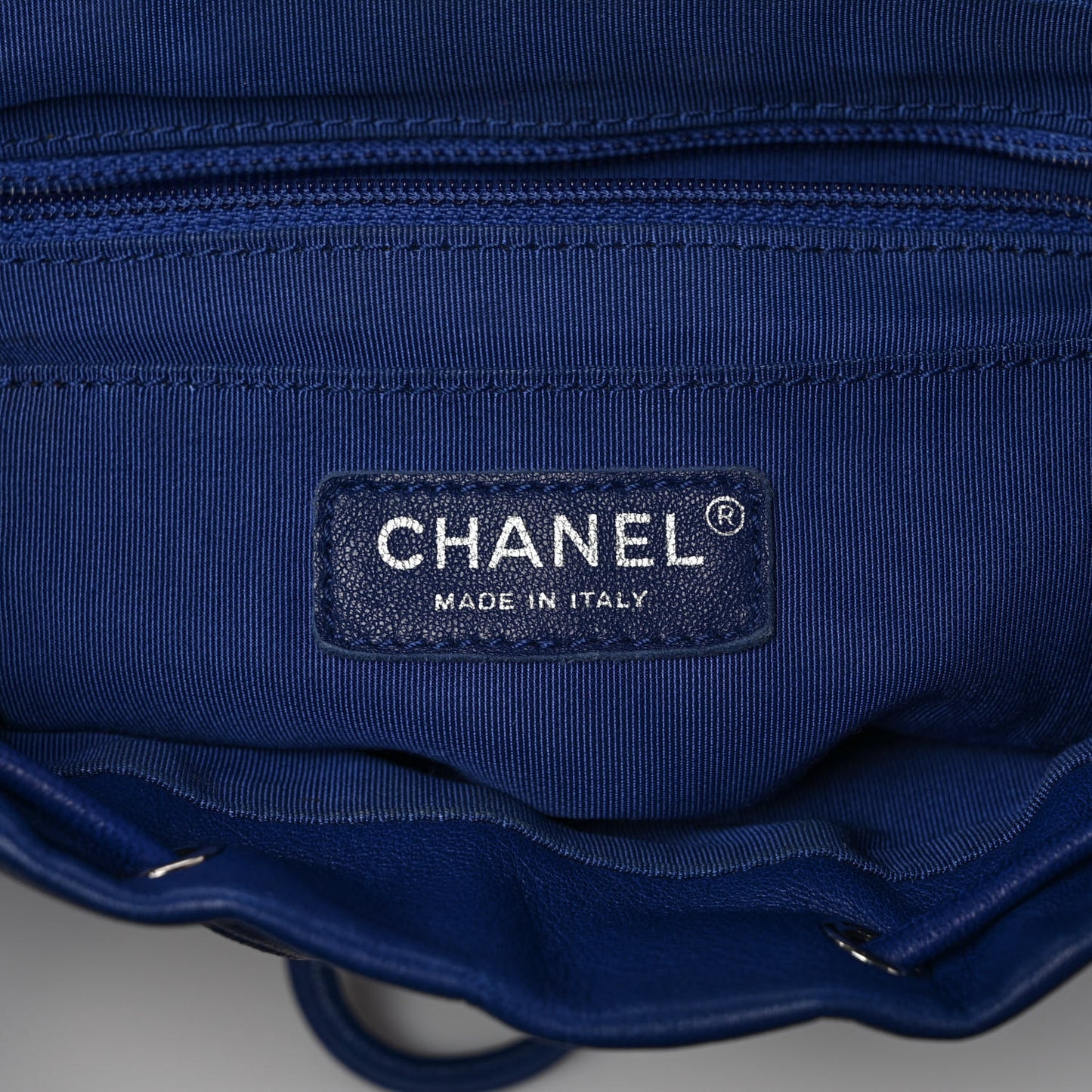 Lambskin Quilted Small Urban Spirit Backpack Blue