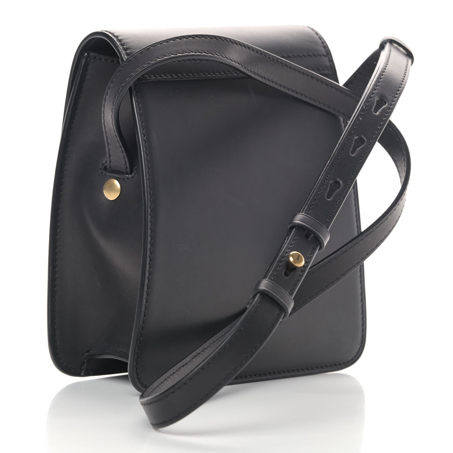 Saint Laurent Smooth Calfskin North South Kaia Satchel Black 3 of 12