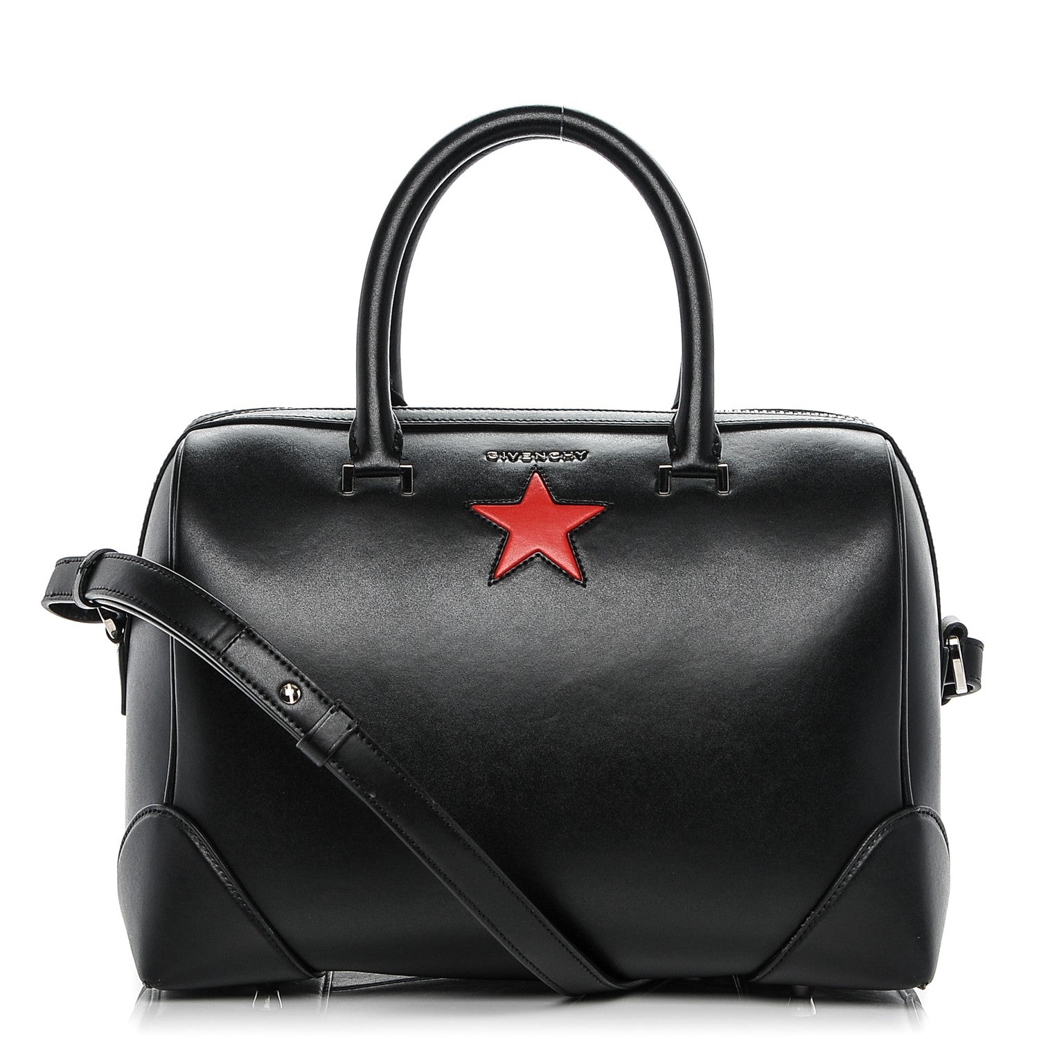 Givenchy Calfskin Star Medium Lucrezia Black Red 1 of 8