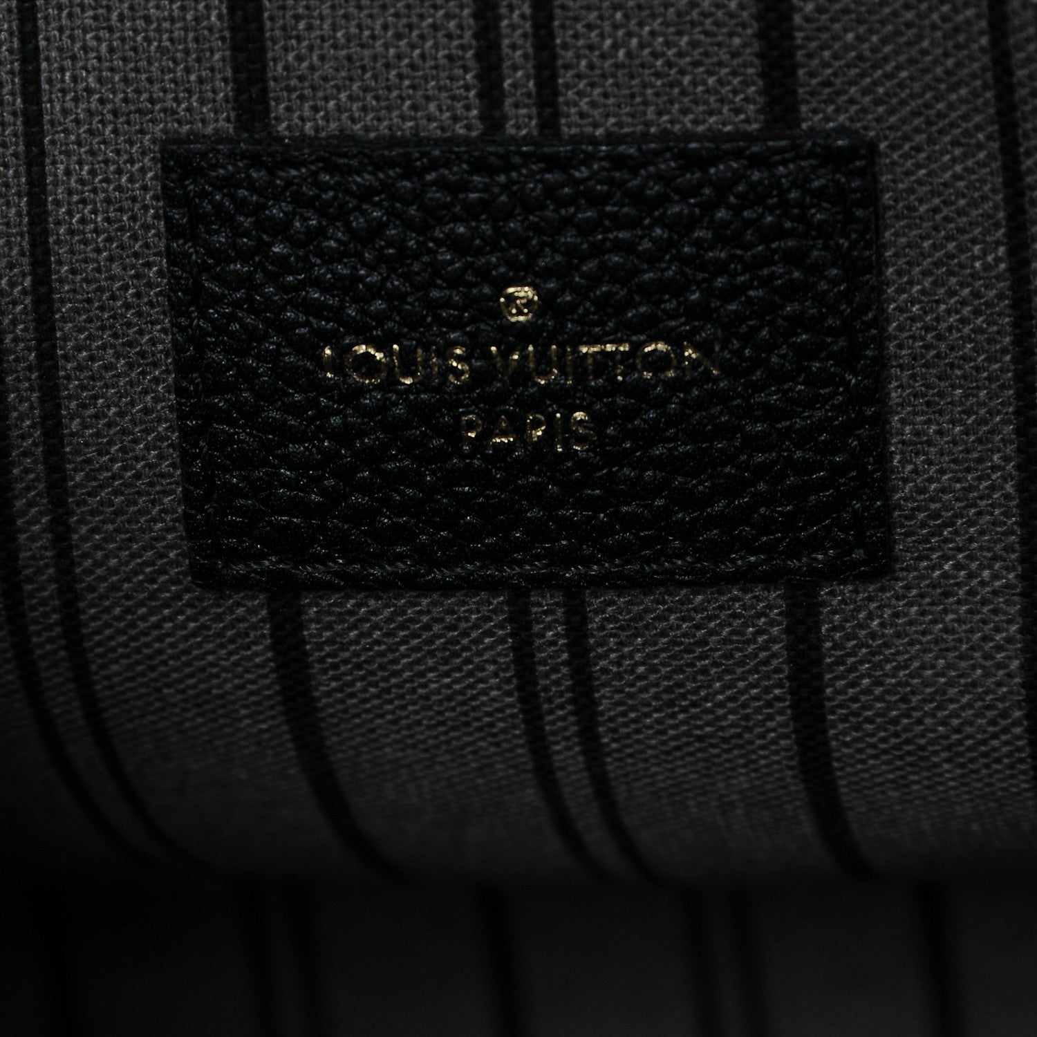 Louis Vuitton Empreinte Montaigne MM Black 6 of 7