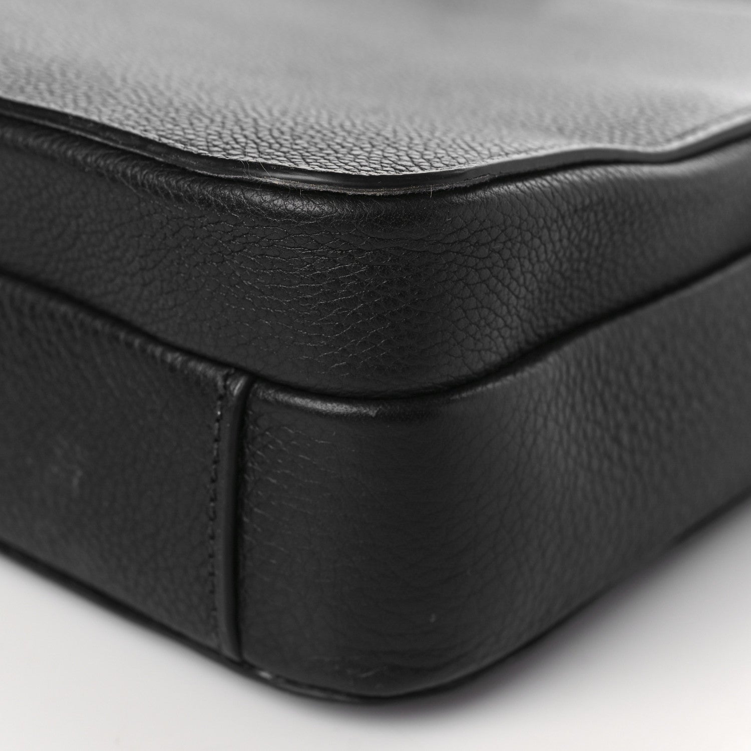 Prada Vitello Daino Flat Messenger Bag Black 9 of 11