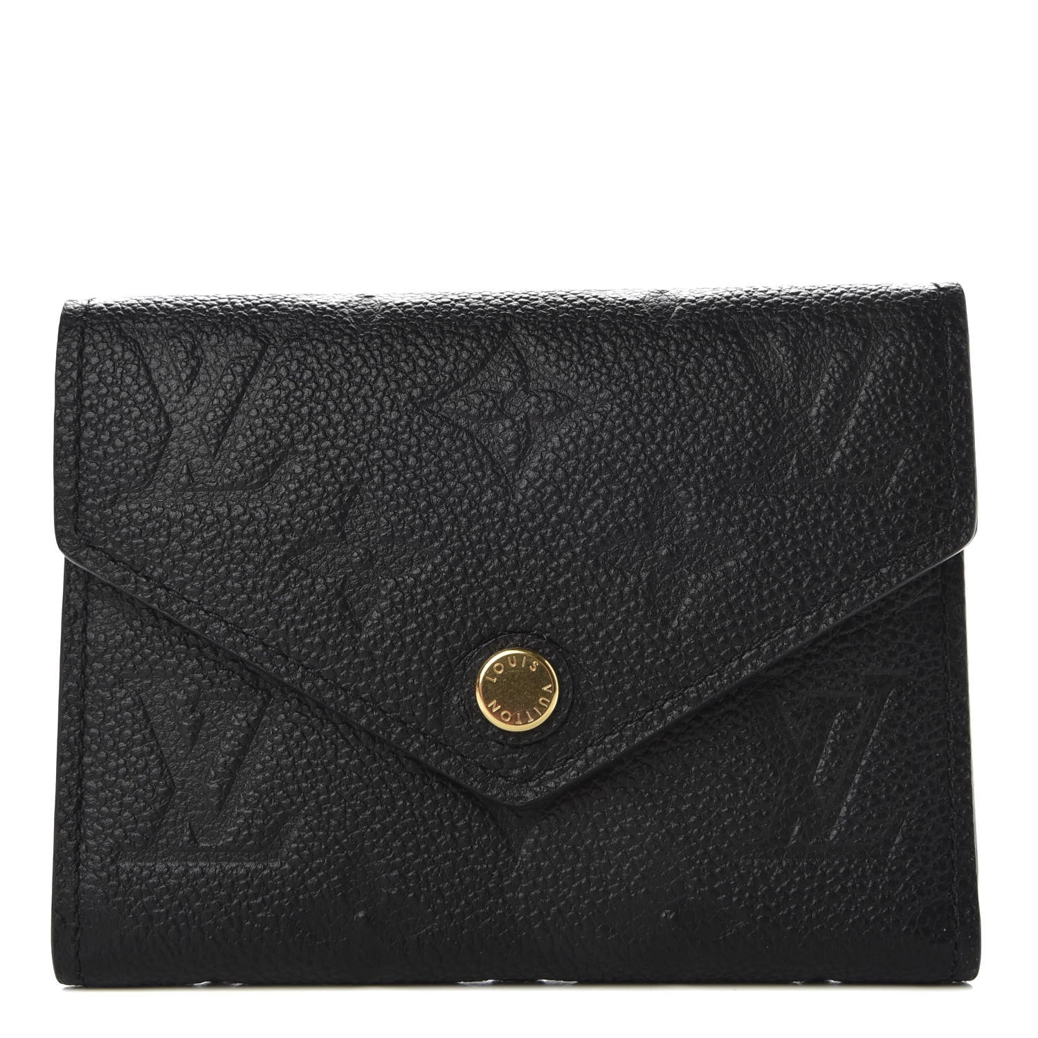 Louis Vuitton Empreinte Victorine Wallet Black 1 of 8