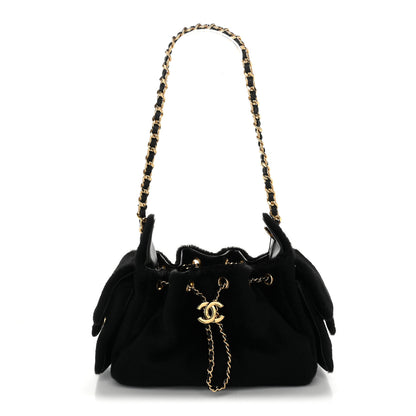 Chanel Pony Hair Mini Chanel 25 Handbag Black 1 of 11