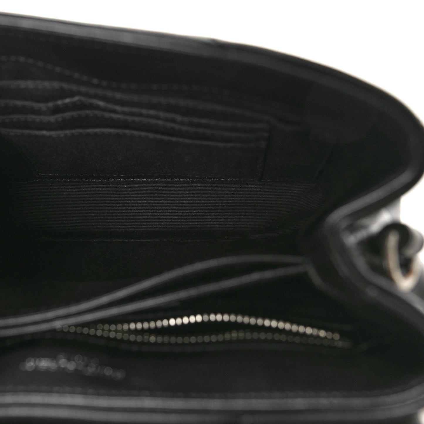 Calfskin Y Quilted Monogram Toy Loulou Crossbody Bag Black