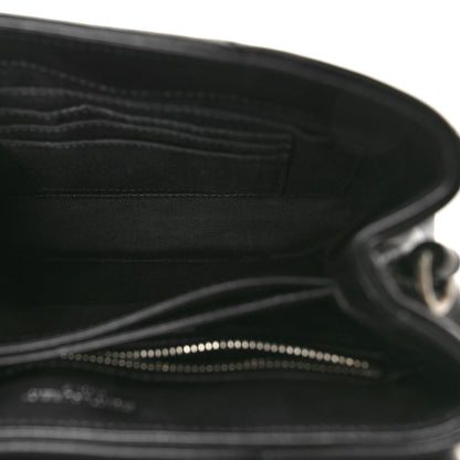 Saint Laurent Calfskin Y Quilted Monogram Toy Loulou Crossbody Bag Black 5 of 13