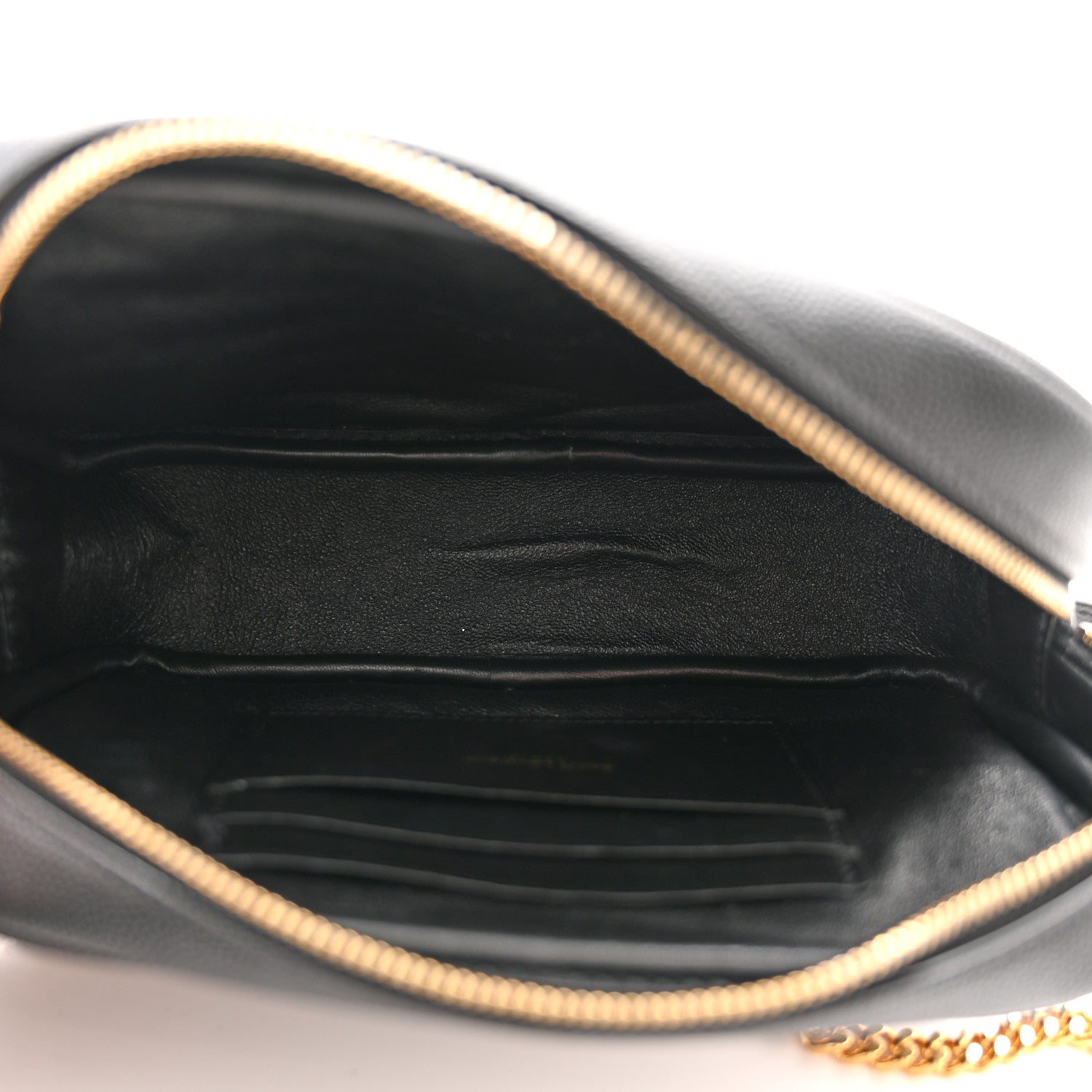 Saint Laurent Grain De Poudre Matelasse Monogram Mini Lou Camera Bag Black 5 of 11
