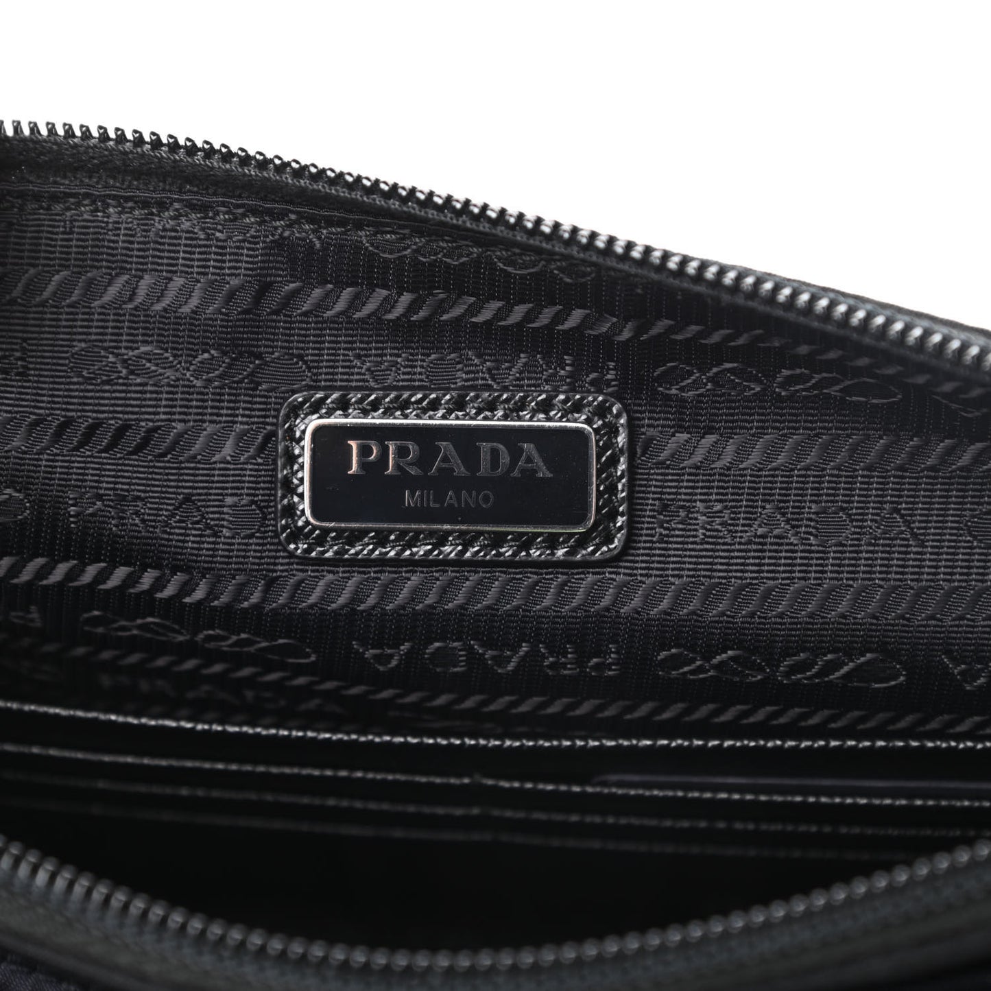 Tessuto Nylon Saffiano Patch Camouflage Pouch Blue Black