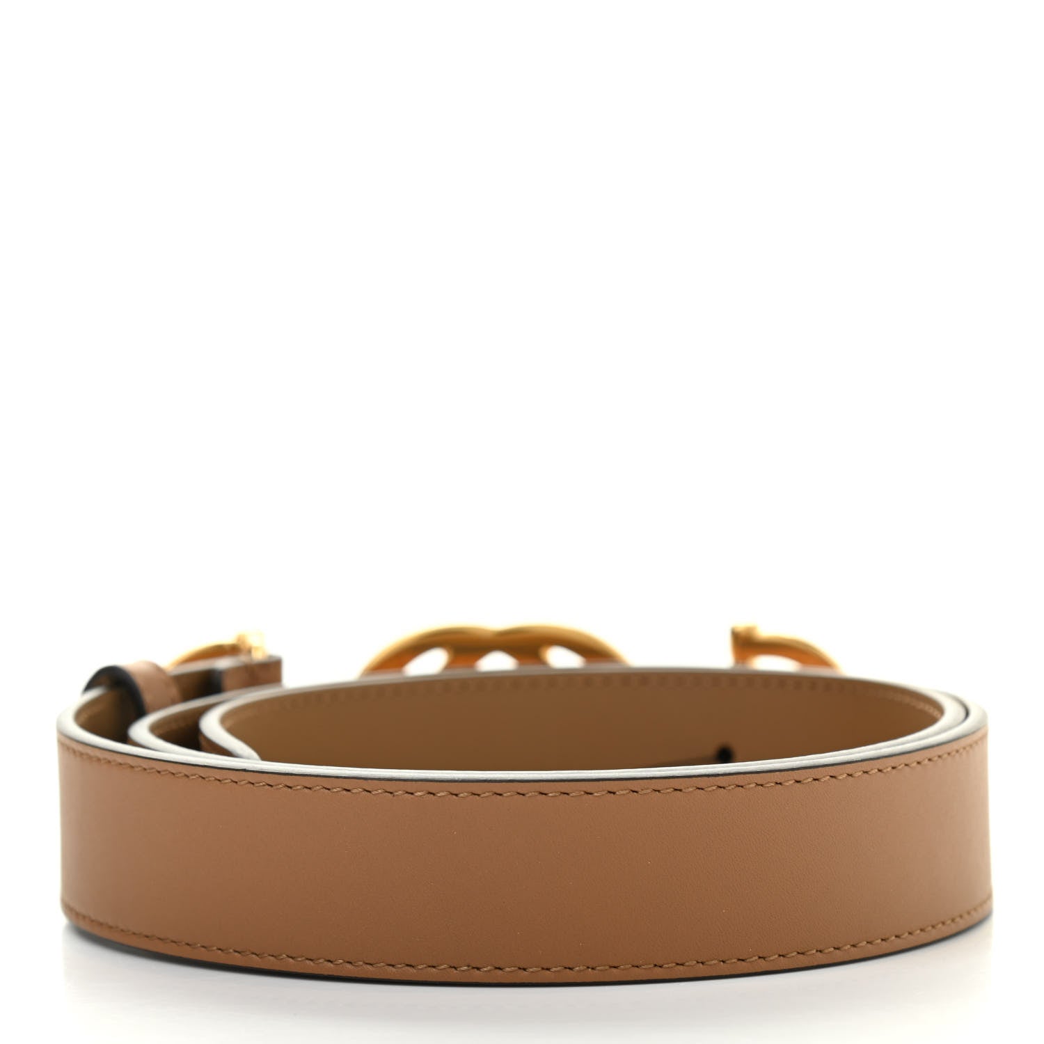 Gucci Calfskin Zumi 30mm Belt 85 34 Friky Taupe 2 of 5