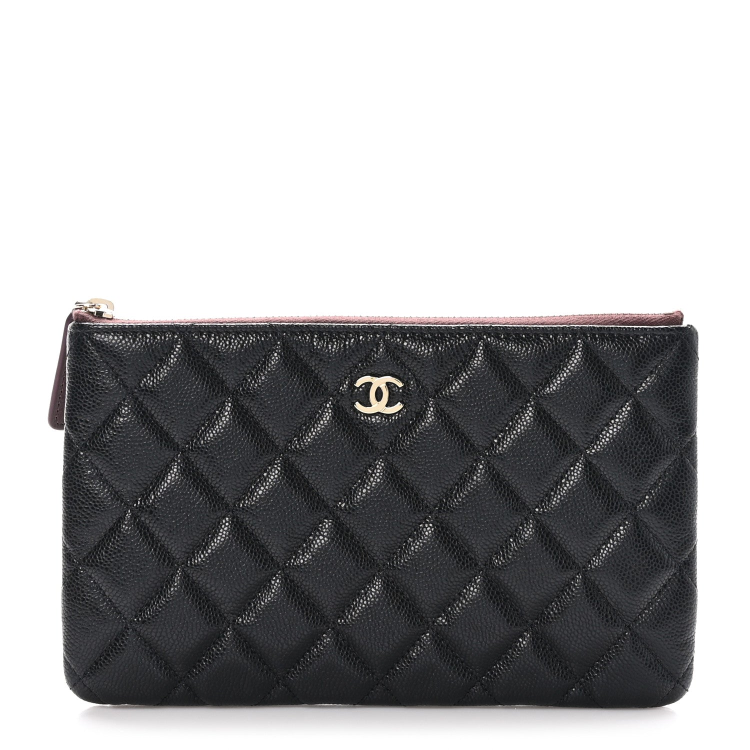 Chanel Caviar Quilted Small Zipped Pouch Black 1 of 9