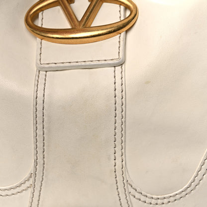 Valentino Garavani Lambskin Catch Hobo White 18 of 26