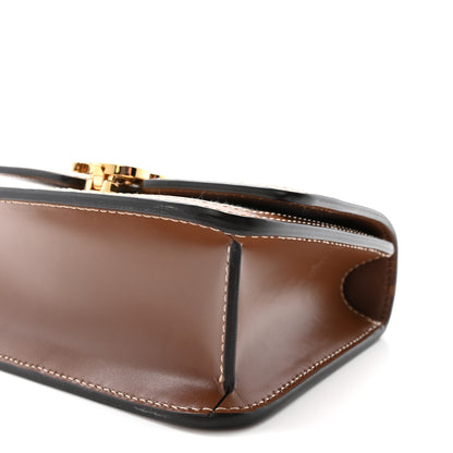 Burberry Canvas Calfskin Mini TB Bag Natural Malt Brown 9 of 9