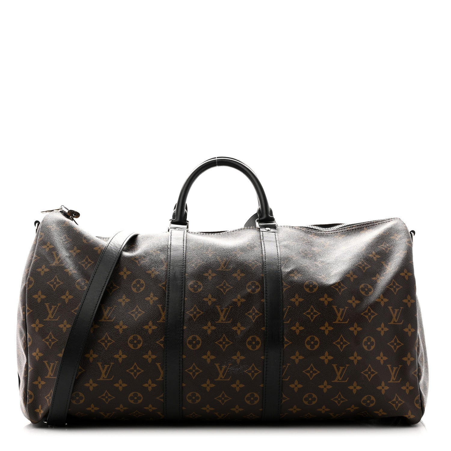 Louis Vuitton Monogram Macassar Keepall Bandouliere 55 1 of 14