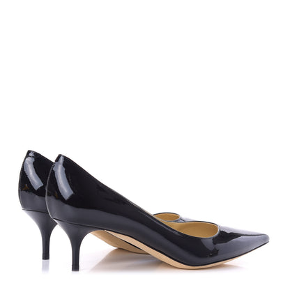 Jimmy Choo Patent Romy 60 Pumps 38 Black 4 of 7