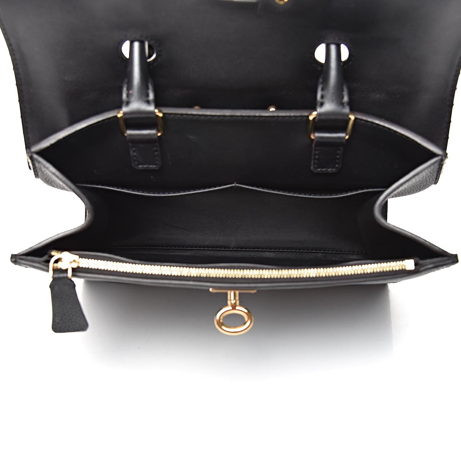 Louis Vuitton Calfskin Taurillon Studded City Steamer One Handle Bag Black 5 of 13