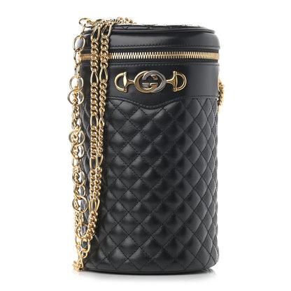 Gucci Calfskin Trapuntata Zumi Belt Bag Black 1 of 11