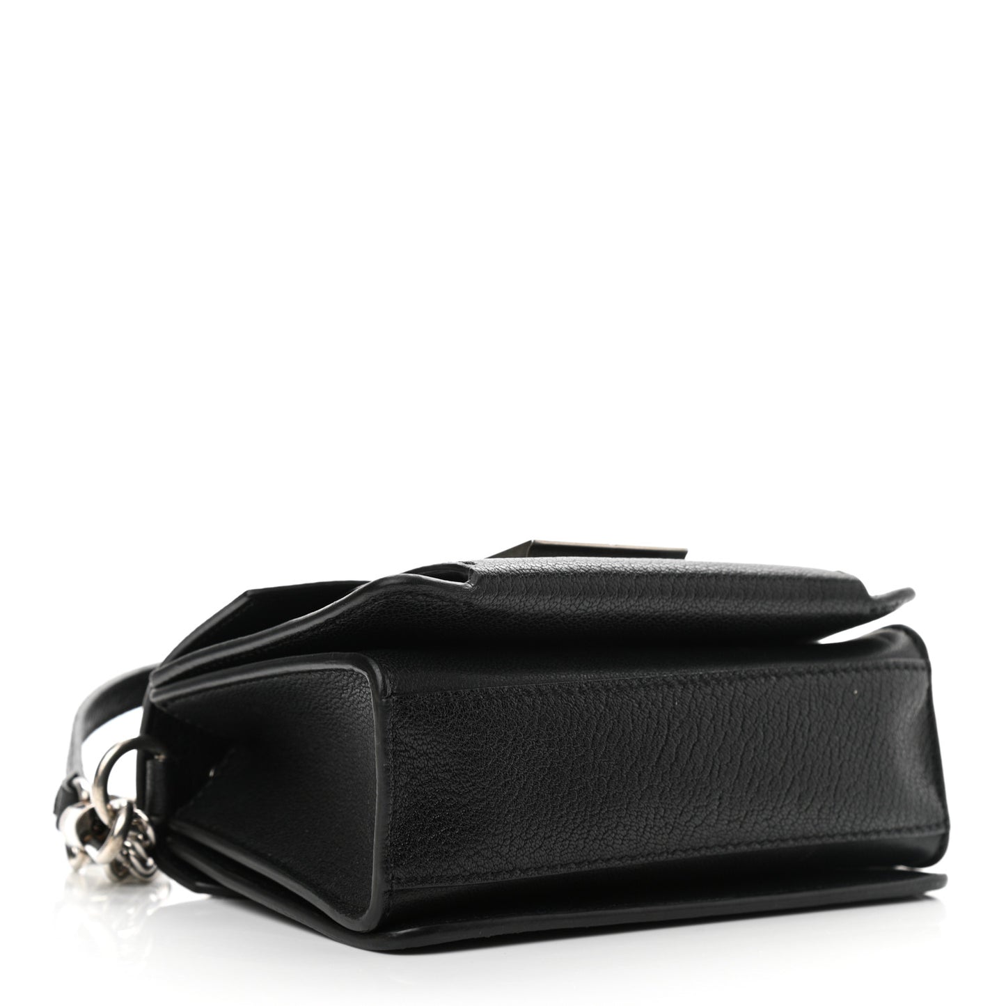 Goatskin Mini GV3 Shoulder Bag Black